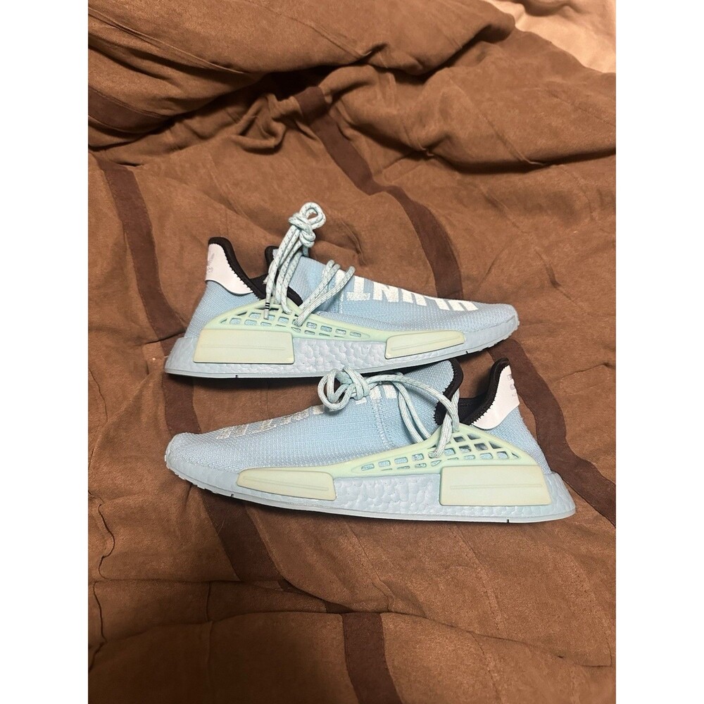 Size 10.5 - Men's Pharrell x adidas NMD Human Race Aqua